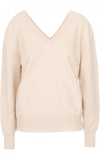 Пуловер свободного кроя с V-образным вырезом Victoria Beckham