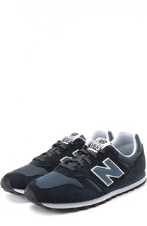 Замшевые кроссовки 373 с текстильными вставками New Balance