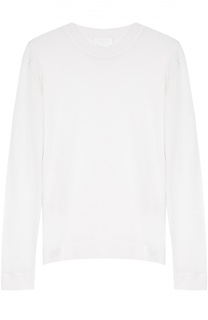 Вязаный пуловер прямого кроя с круглым вырезом DKNY