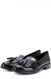 Лаковые лоферы Gomma с декором Tod’s