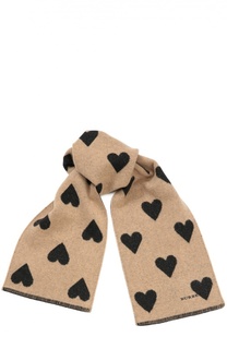 Шарф с принтом в виде сердец Burberry