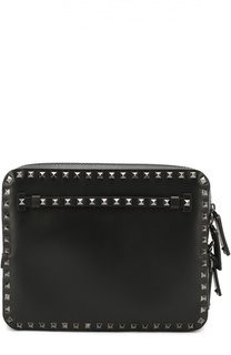 Кожаная борсетка Rockstud Valentino