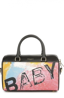 Сумка Classic Duffle baby с принтом Saint Laurent