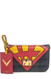 Сумка на цепочке с принтом Superman Valentino