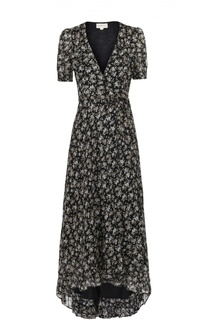 Приталенное платье-макси с поясом и V-образным вырезом Denim&amp;Supply by Ralph Lauren
