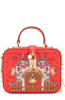 Сумка Dolce Soft с аппликациями и металлическими шипами Dolce &amp; Gabbana