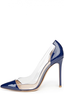 Лаковые туфли Plexi на шпильке Gianvito Rossi