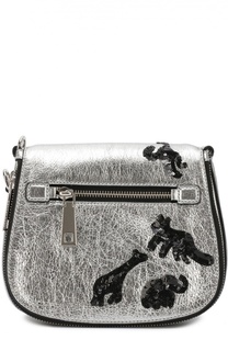 Сумка Gotham Flocked Animals из металлизированной кожи с вышивкой Marc Jacobs