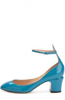 Лаковые туфли Tan-Go с ремешком на щиколотке Valentino
