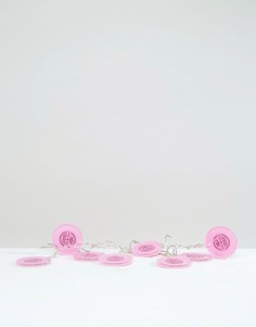 Светящаяся гирлянда из музыкальных пластинок Tatty Devine - Мульти