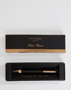 Подарочный набор с черной шариковой ручкой Ted Baker - Черный