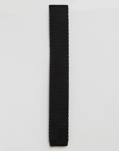 Черный вязаный галстук Feraud - Черный