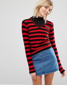 Трикотажный джемпер с принтом Je Suis Parisienne Sonia By Sonia Rykiel - Мульти