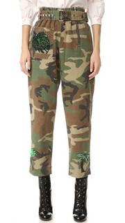 Брюки с поясом CAMO Marc Jacobs