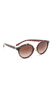 Круглые солнцезащитные очки-авиаторы Tory Burch