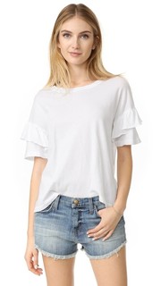 Ruffle Roadie Tee Current/Elliott