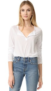 Button Down Henley James Perse