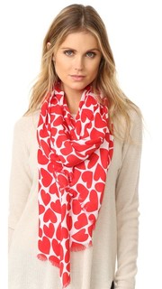 Heart to Heart Oblong Scarf Kate Spade New York