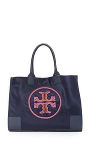 Объемная сумка Ella с логотипом из бисера Tory Burch