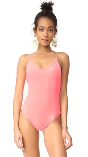 Barbie овальным вырезом сплошной купальник Lolli