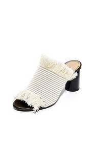 Туфли без задников с квадратным каблуком Proenza Schouler