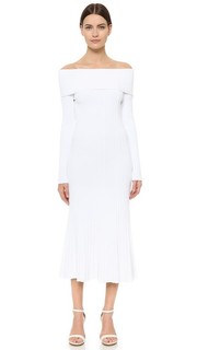 Трикотажное платье с открытыми плечами Prabal Gurung