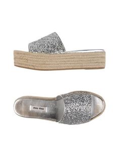 Эспадрильи Miu Miu