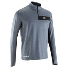 Мужская Футболка С Длинными Рукавами Для Бега Run Warm+ Kalenji