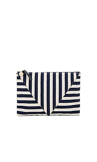 Patchwork flat clutch - Clare V.