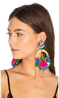 Flower hoop earring - Ranjana Khan