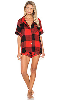 Ultra soft buffalo plaid pj set - Plush