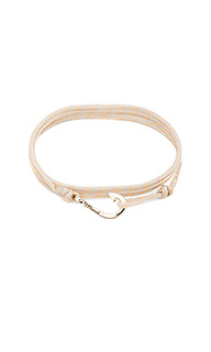 X revolve mini hook on thin rope bracelet - Miansai