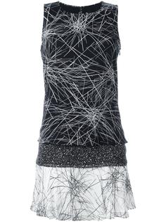 расклешенное платье с абстрактным принтом Diane Von Furstenberg