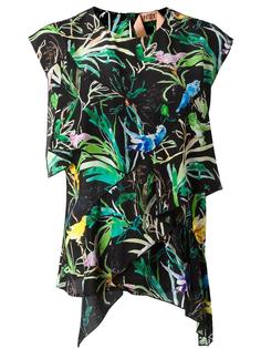 tropical print blouse Nº21