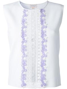 embroidered trim blouse  Giambattista Valli