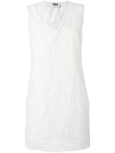 sheer detailing shift dress Sonia By Sonia Rykiel