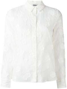 clouds motif sheer shirt Sonia By Sonia Rykiel