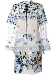 embroidered flowers dress  Erdem