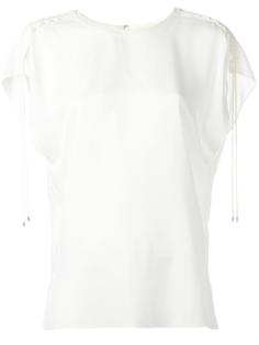 drawstring sleeve detailing T-shirt Theory