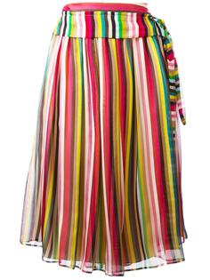 striped midi skirt Nº21