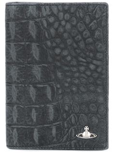 визитница с эффектом крокодиловой кожи Vivienne Westwood