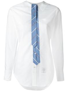 рубашка с тонким галстуком Thom Browne