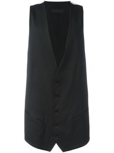 elongated waistcoat Ann Demeulemeester Grise