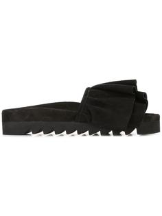 ruffle slide sandals Joshua Sanders
