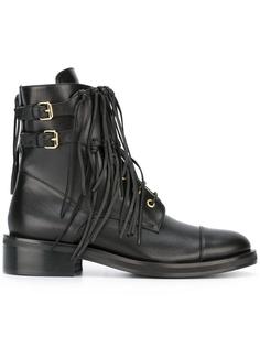 fringed trim boots  Elie Saab