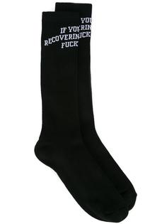 носки с надписью Palm Angels