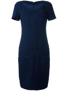 fitted panel dress Chanel Vintage