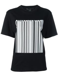 bonded barcode T-shirt T By Alexander Wang