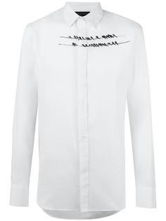 birds print shirt Ann Demeulemeester Grise