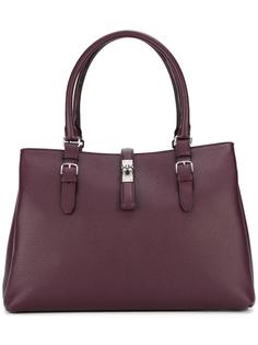 double handle tote Bally